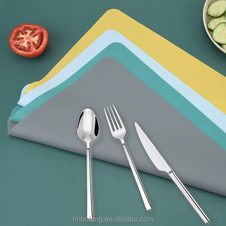 Customize Size To Protect the Countertop 40*30 mm color  placemat silicone