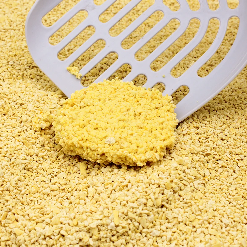 Sustainable Eco-Friendly Cat Waste Litter Flushable Tofu Sand with Dust-Free Millet Starch Corn Starch Pea Fiber for Cats
