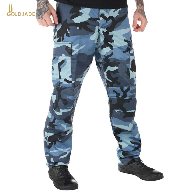 
Blue Navy Army Military Camouflage Combat Uniform 