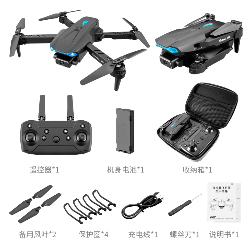 Rc Mini Drone 4k Profesional Dual Camera Fpv Drones With Camera Helicopters Quadcopter Toys Drone