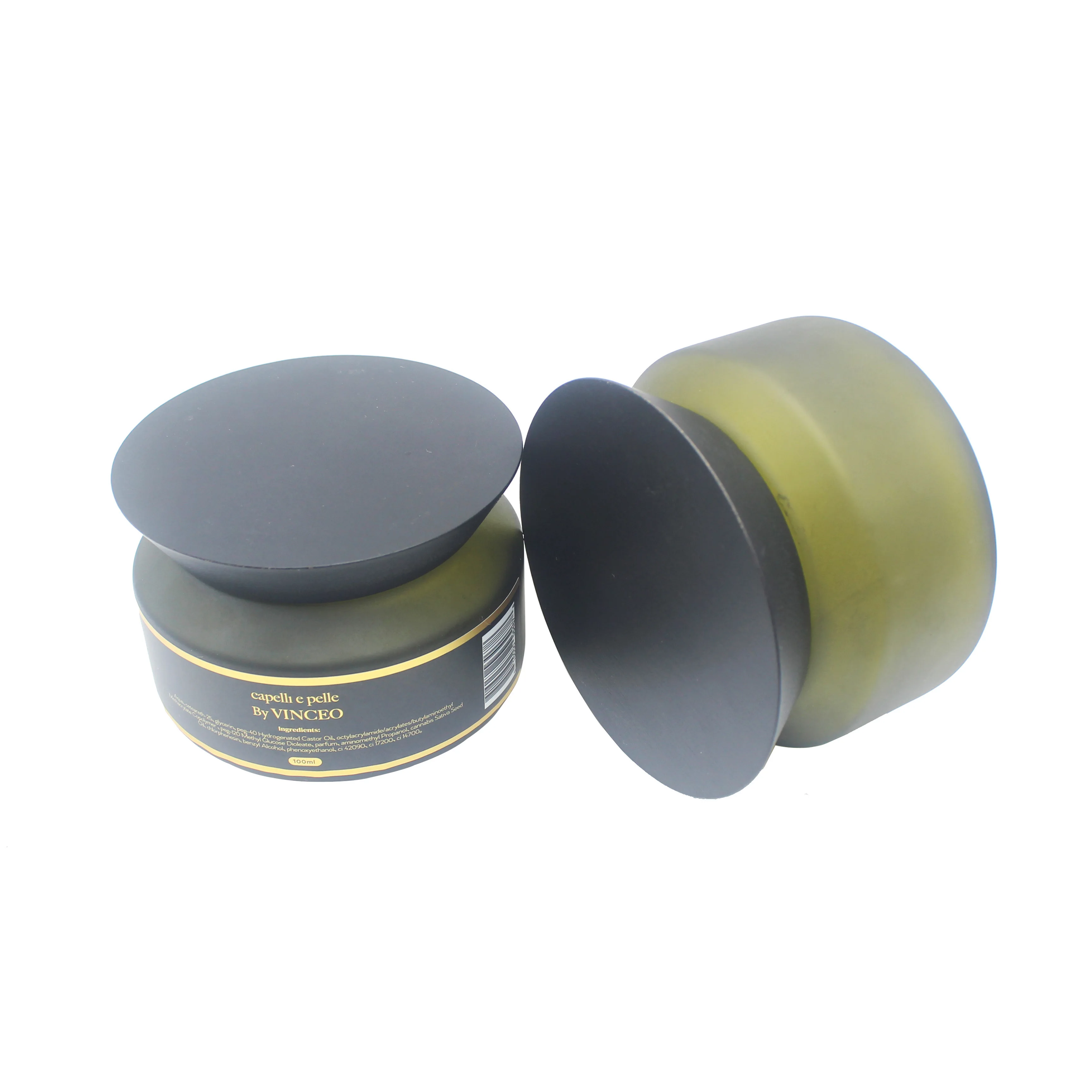 Hot Sale Eco Friendly Custom Logo 200g Wooden Bamboo Lid Cap Glass Face Cream Jar BB-2J