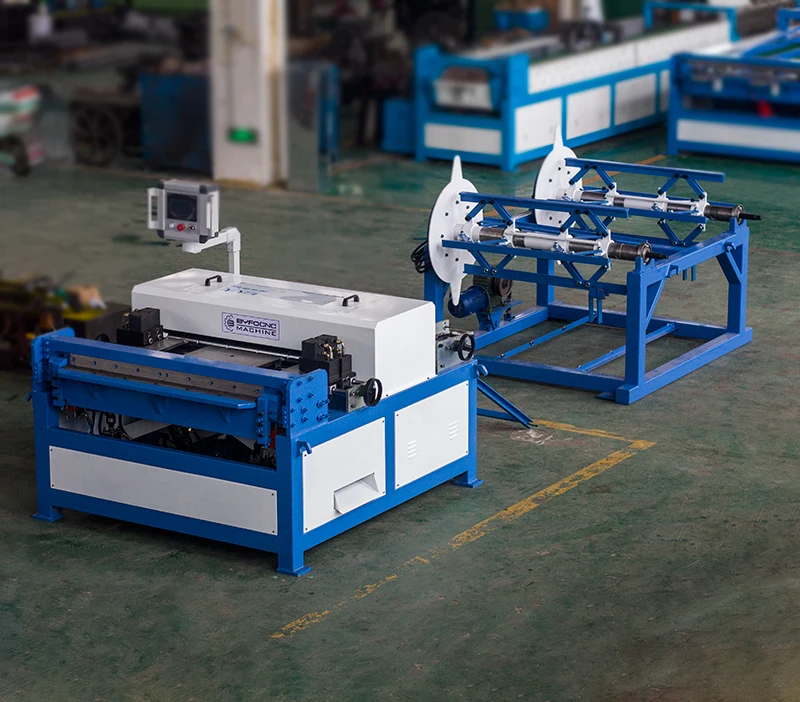 Rectangular duct making machine/ steel pipe making machine/ air duct making auto line 3