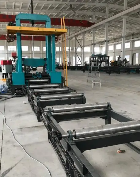 Automatic Assembly Welding Straightening Machine steel production line/welding machine