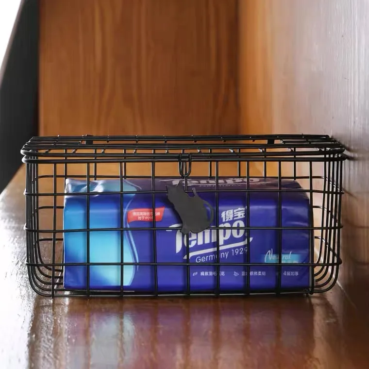 China factory wire basket Napkin basket Tissue Box Cover Elegant DIY Custom Embroidered Painting OEM Customized Style