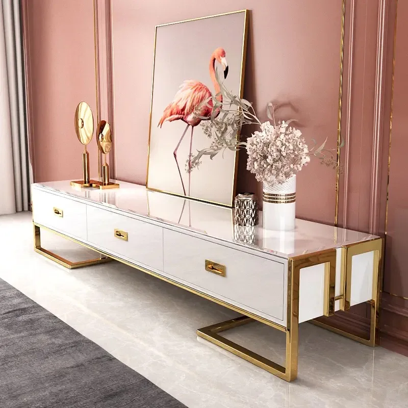 living room furniture sets metal luxury tv table white wood cabinets modern glass tv stand with drawers