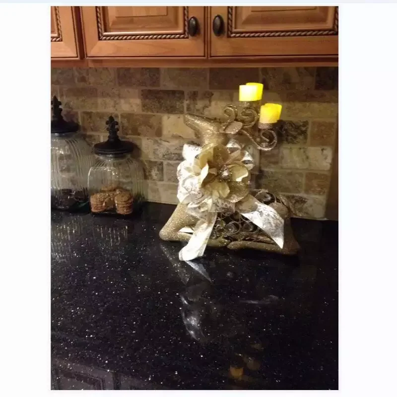 Rajasthan Black Galaxy Granite Price Black Granit Stairs Steps Black Granite Counter Top