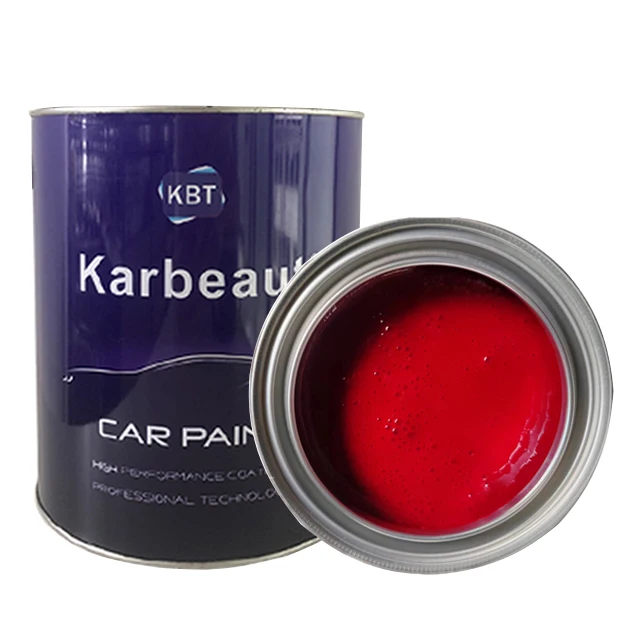 Popular Selling 1K Color Auto Paint Mauve Red Automotive Paint Factory With Good Quality