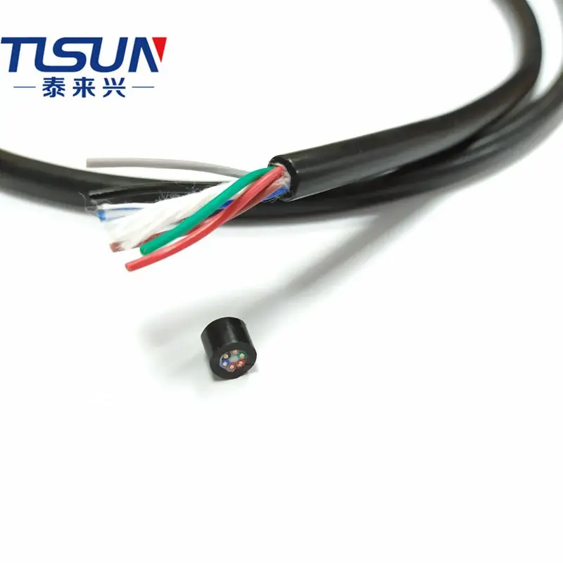 Flexible  Drag Chain Control PUR-HF-YY Cable 6x0.2mm2