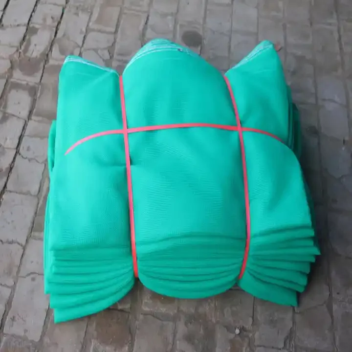 orange construction site safety net mesh barrier