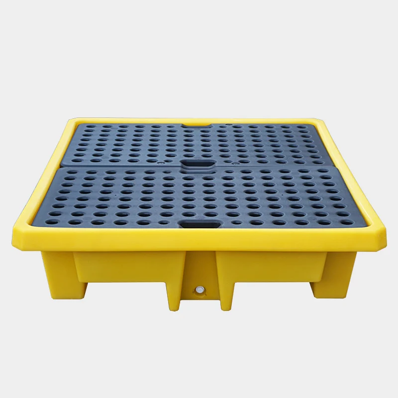 China factories ibc spill pallet chemical hdpe oil detachable pallets storage nestable spill tray pallets price