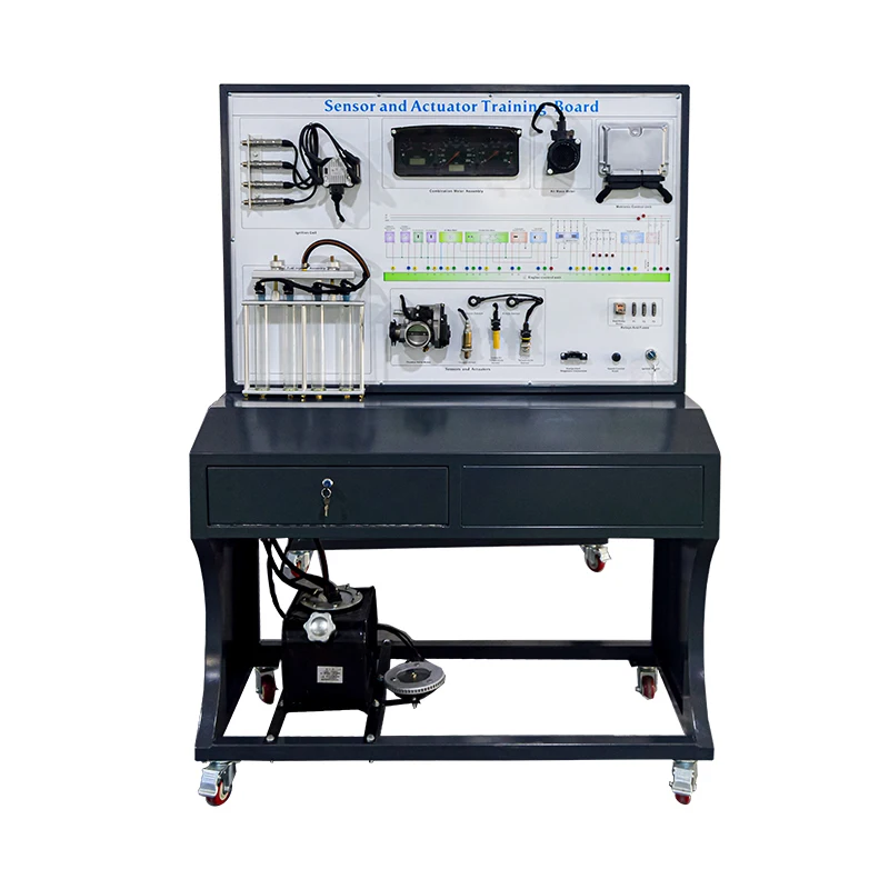 Vocational School Gasoline Engine Electronic Control System Teaching Board Training Equipment