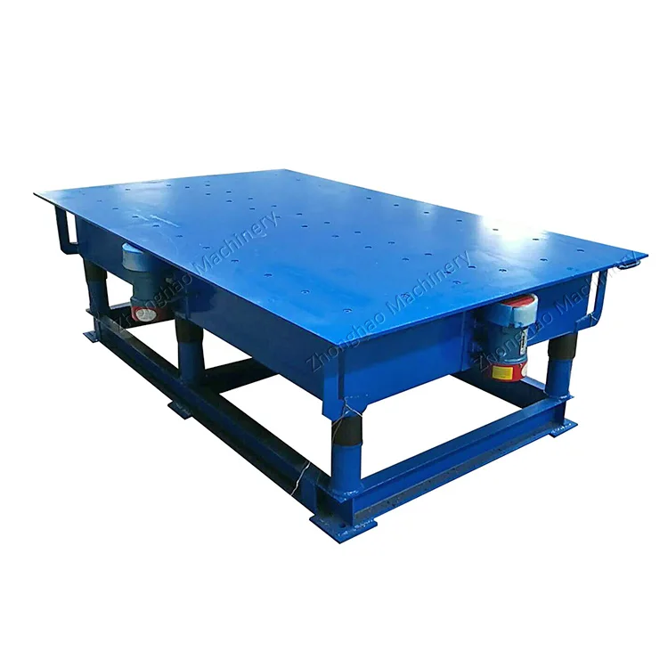 High efficiency vibration table concrete mould vibrating table for paver tile