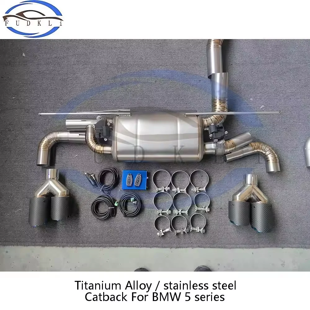 Custom 2.0t/3.0t Titanium G30 G38 530 540 Catback Exhaust For Bmw 540i B48 Catback Exhaust Pipes Muffler Escape