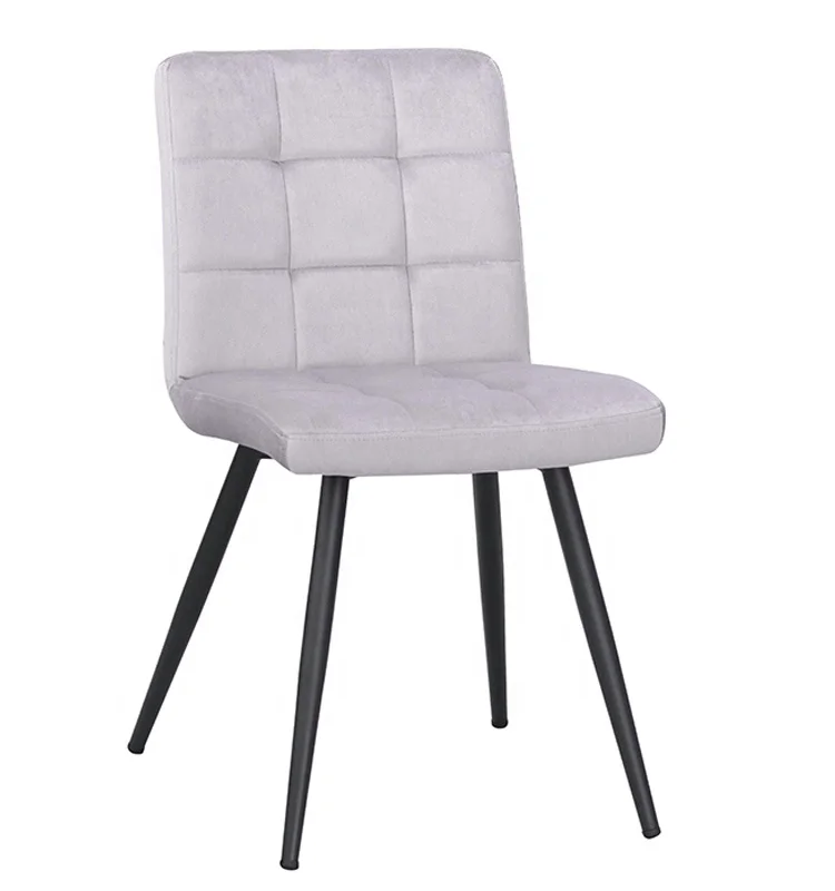 Restaurant Use Modern Dining sedie Golden Stainless steel legs Fabric Velvet Covers Dinning living room chair