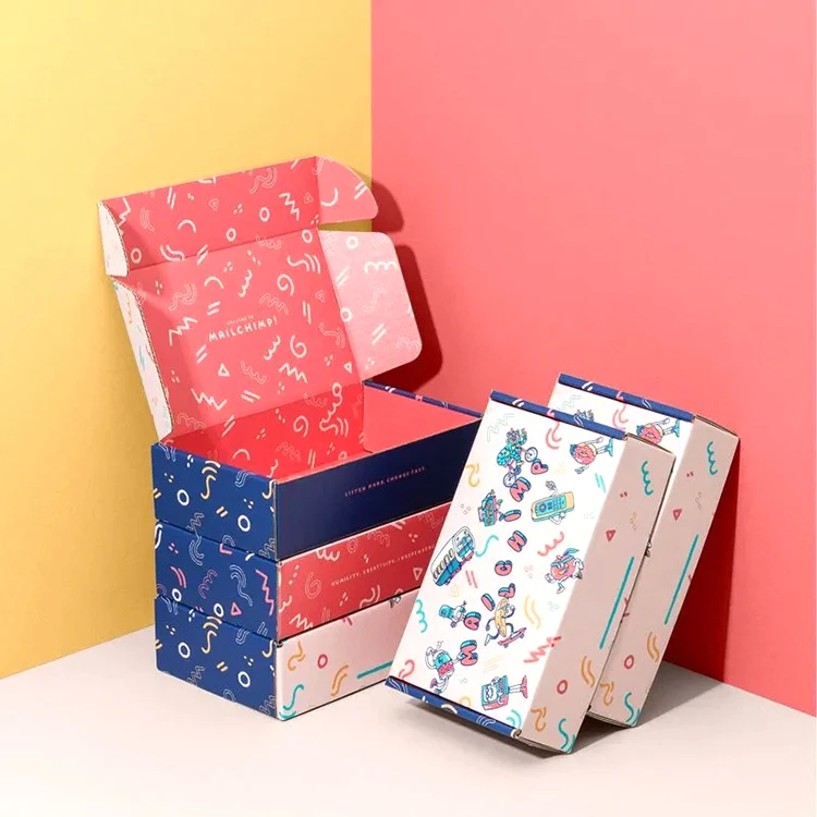 13x10x5 Inch Clothing Packing Box Roll End Tuck Top Tab Lock Folder Mailing Boxes Garment Boxes Packing