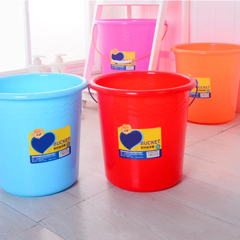 2024 Household Cleaning Supply High-quality 23L Plastic Bucket With Handle for Home Use Bathroom