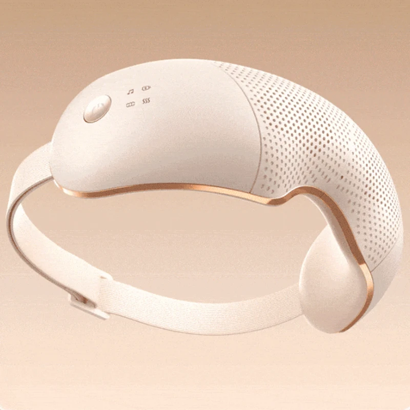 Wireless Eye Massager with Heat Compression Electric Eye Massage Equipment Vibrative Rechargeable Infrared Smart Eye Massager