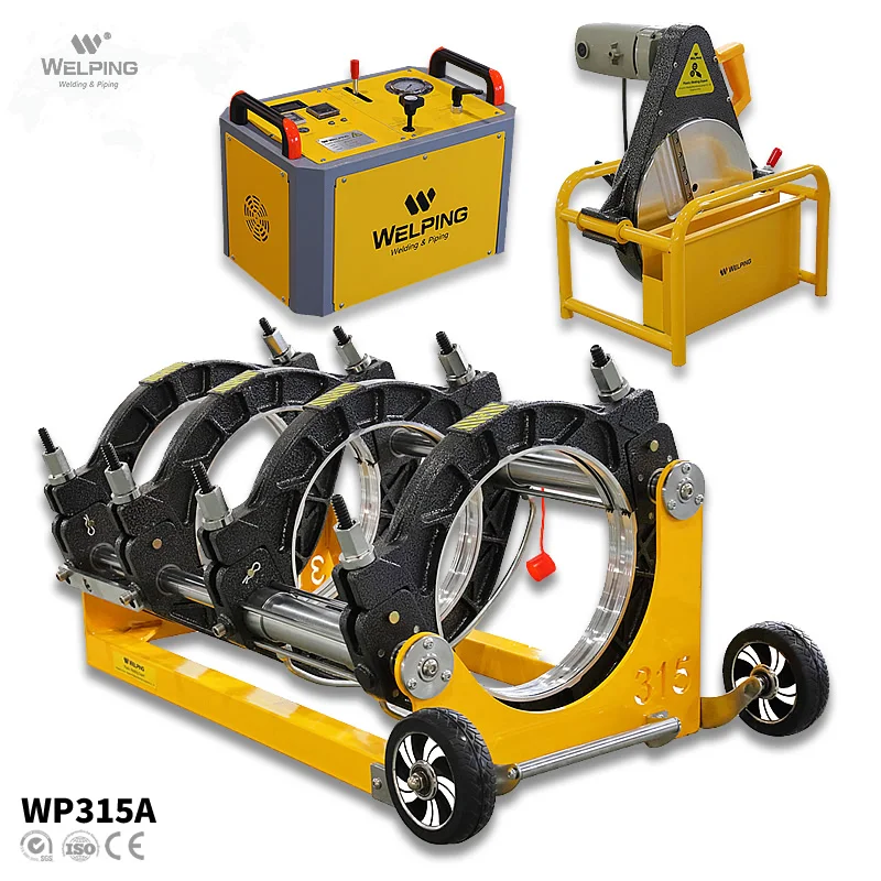 WP315A машина для стыковой сварки труб HDPE сварочный аппарат термофузионный сварщик хорошая цена газовых сварочных