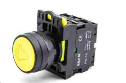 Factory price 22mm IP65 waterproof self-locking push button NO NC round flat on off plastic momentary push button switches