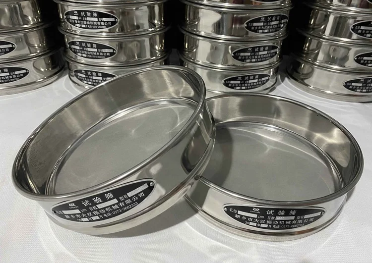 Dia 400Mm Partical Molybdenum Powder Size Analysis Standard Laboratory Testing Sieve With