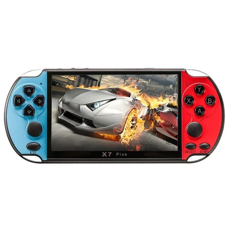 New 5.1inch Screen Retro Pocket Video Handheld Game Console Player suit for 16 bit, 32 bit, 64 bit and 128 bit games