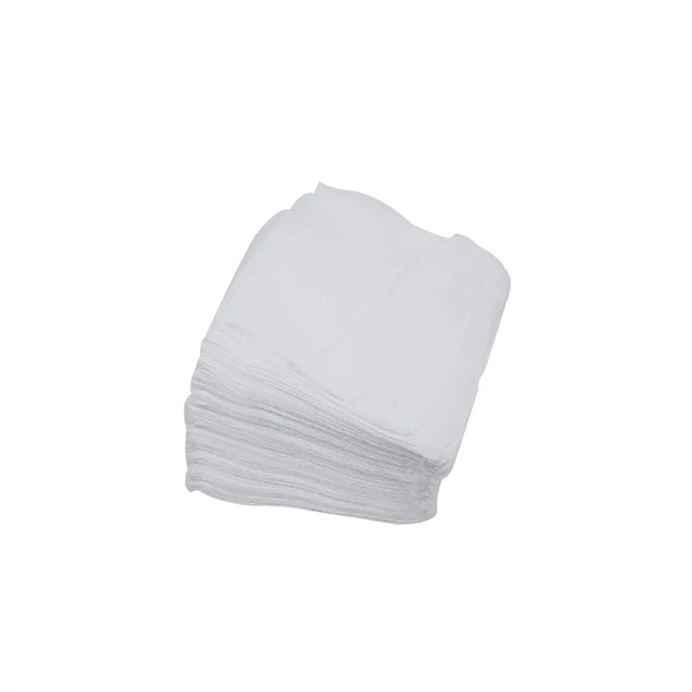 Competitive Price Gauze Swab Pad Compress 4ply 8ply 12ply 16ply X-ray Detectable Unfolded Edge Non Sterile Medical Sponge