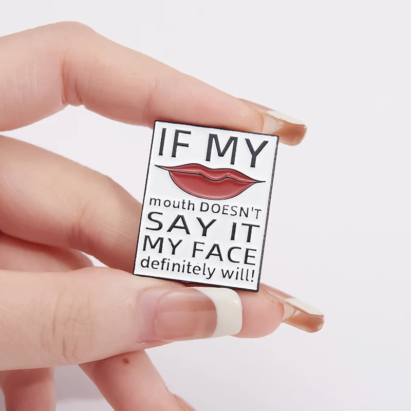 Text Quotes Enamel Pins Custom MY BRAIN IS 80% SONG LYRICS Brooches Lapel Badges Funny Jewelry Gift for Kids Friends