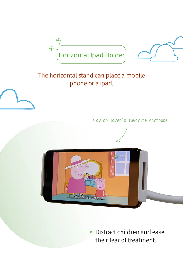 Chinese Manufacturer GD-KID Brand Name Dental Chair Equip With LED Sensor  Operation Lamp