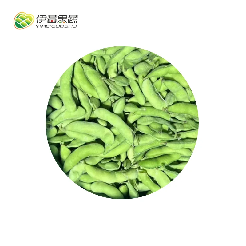 Serving fresh frozen Chinese vegetables, IQF frozen edamame whole