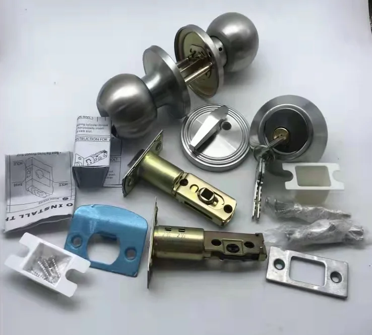Stainless Steel Door knob lock Set Combo Locksets with deadbolt.AB finish