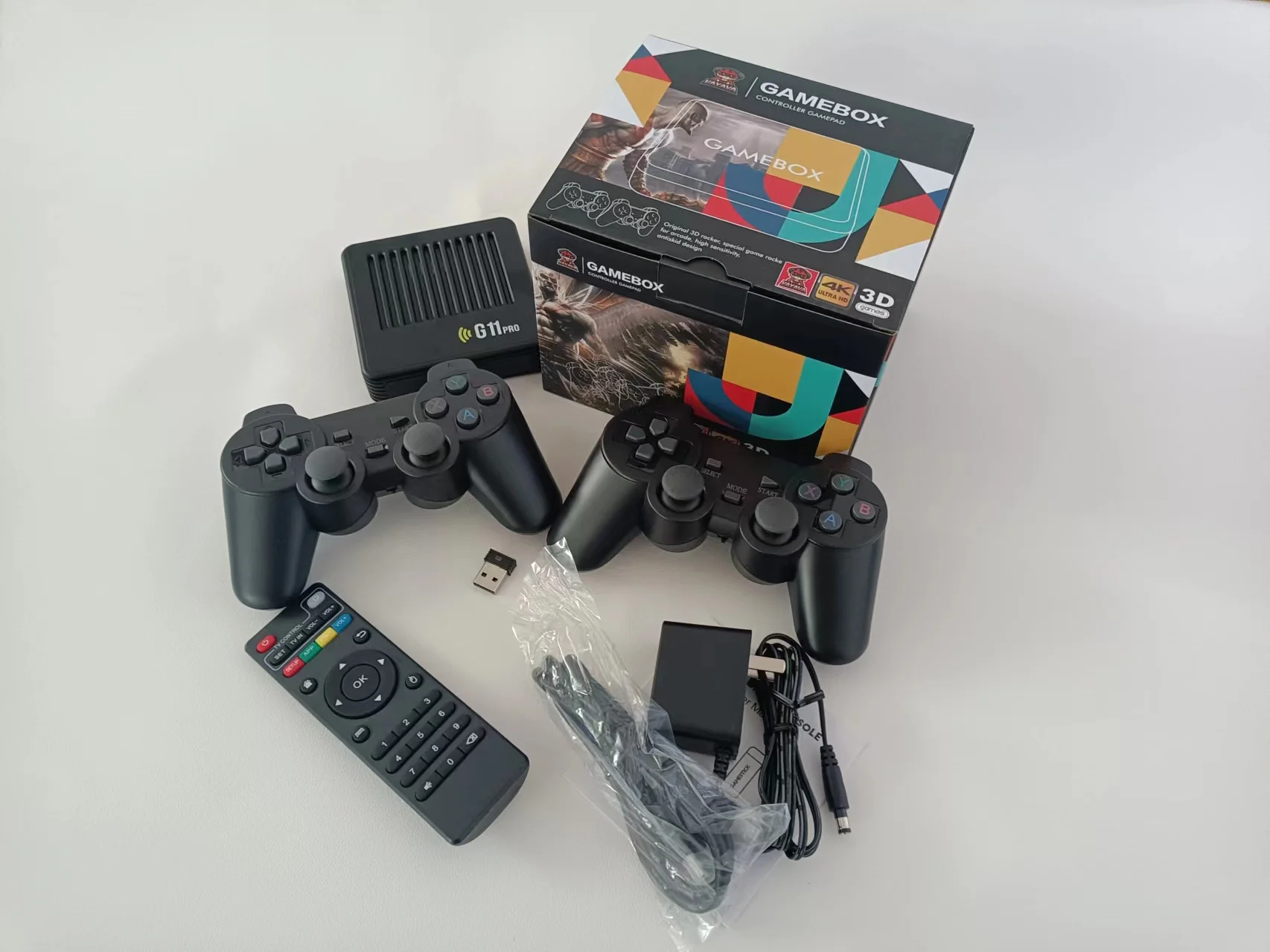Wholesale G11 pro video console 4K HD Output TV Gaming Magic Super Game Box Plus Video Game Console 30000+Games Gamebox