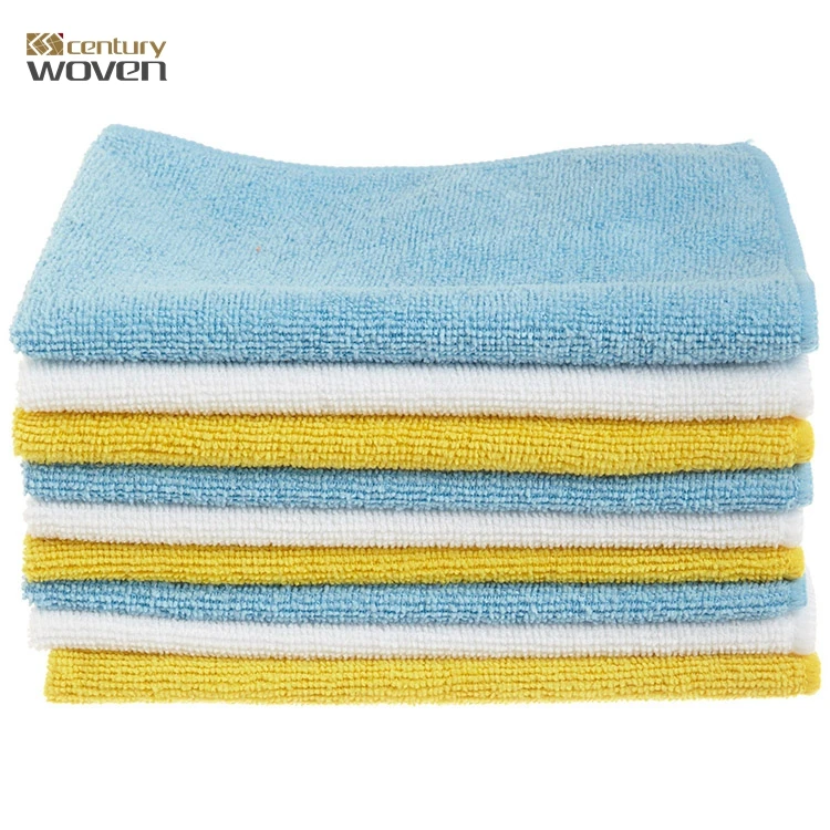 Custom Label Super Absorbent Microfiber Cleaning Cloth Car Towel  Kitchen Cleaning Towel
