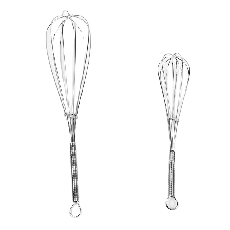 Wholesale professional China Produce 8/10/12 inch 3 Pcs Stainless Steel egg beater whisk