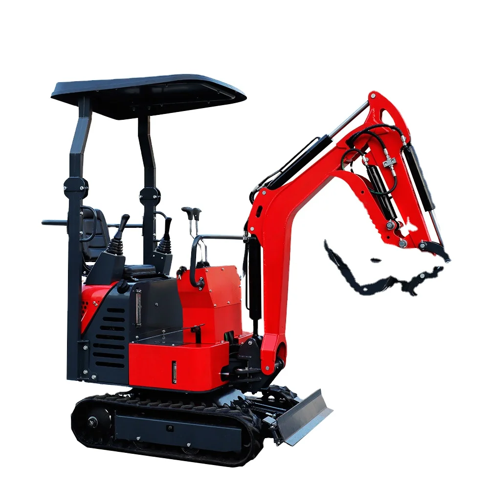 Cheap 1Ton Diesel Engine Crawler Excavator Used Track Shoe for Garden and Mountain Construction for Sale