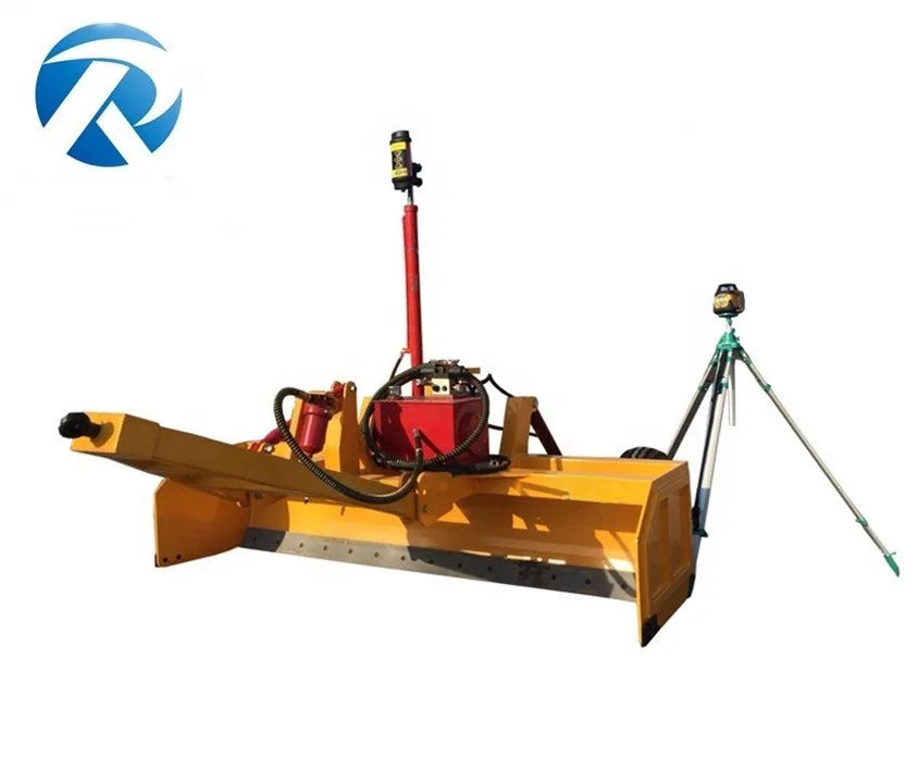 tractor accessories dual control laser land leveling scraper grader