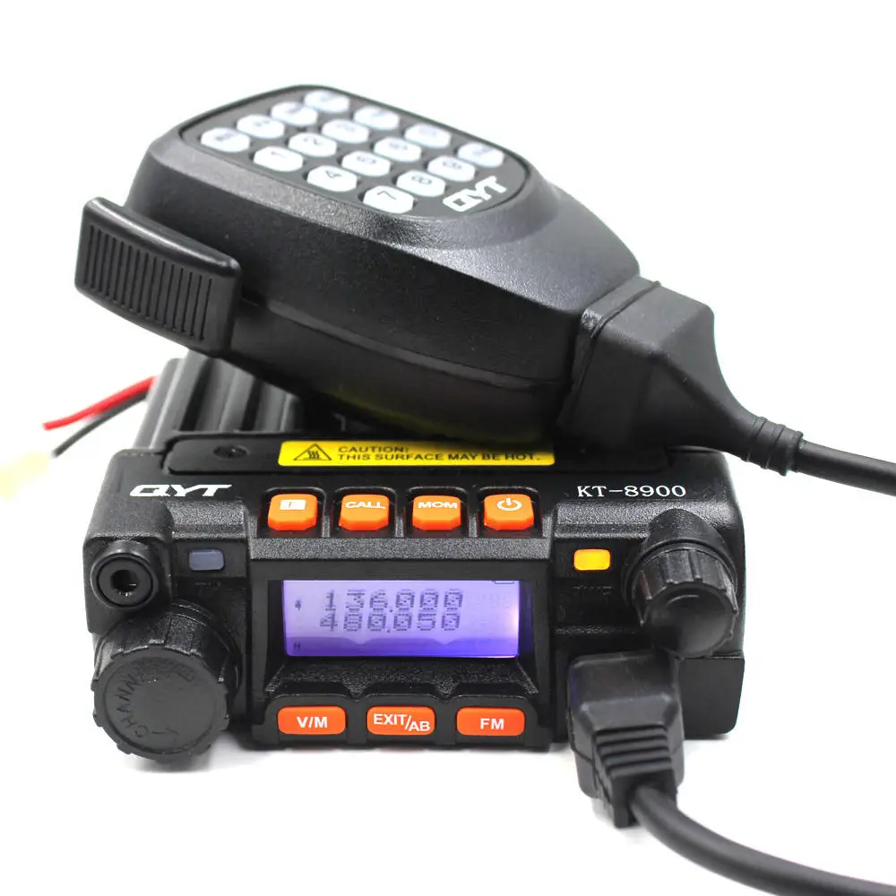 Original QYT KT-8900D 137-164Mhz and 400-480MHz dual brand  Mobile Transceiver  for communication