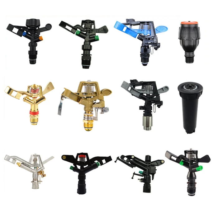 Wholesales Rotating Rain Gun Micro Lawn Home Agriculture Farm System Garden Water Irrigation Sprinkler For Garden