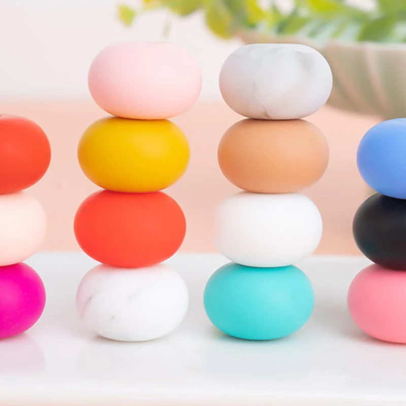 Новые пищевые брелоки для детей, мягкие силиконовые бусины для прорезывателя для младенцев