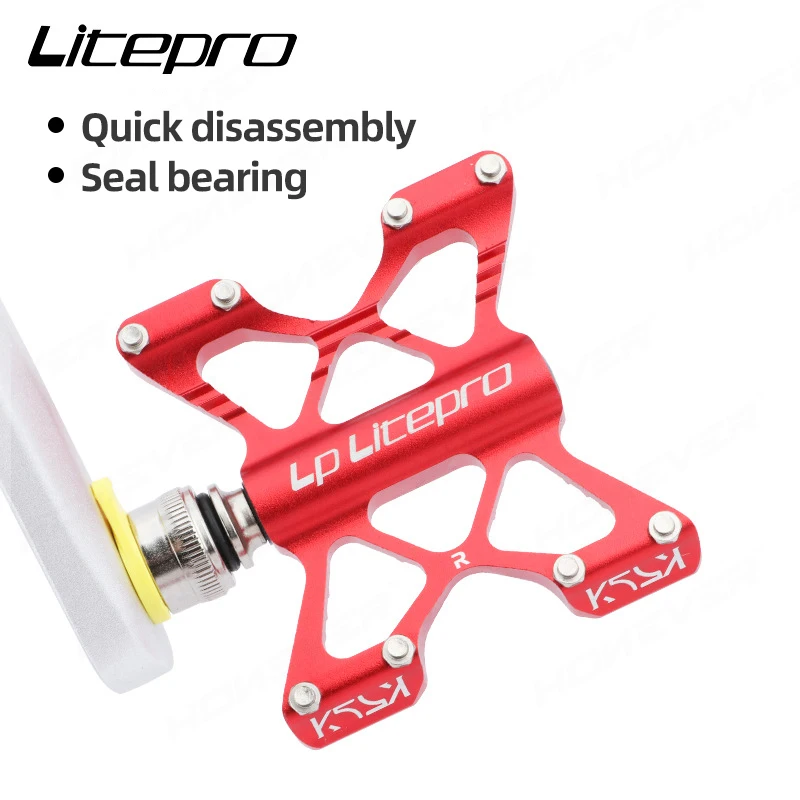 Other Bicycle Parts MTB Road bike BMX AL pedal for LPbike K5 QR Folding bike pedal for brompton