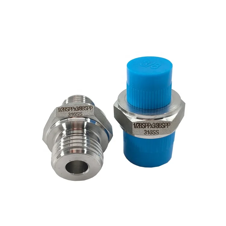 8mm Tube x 1/4 in. BSPP  Male Connector 316 Stainless Steel Compression Fitting and  Tube Fitting