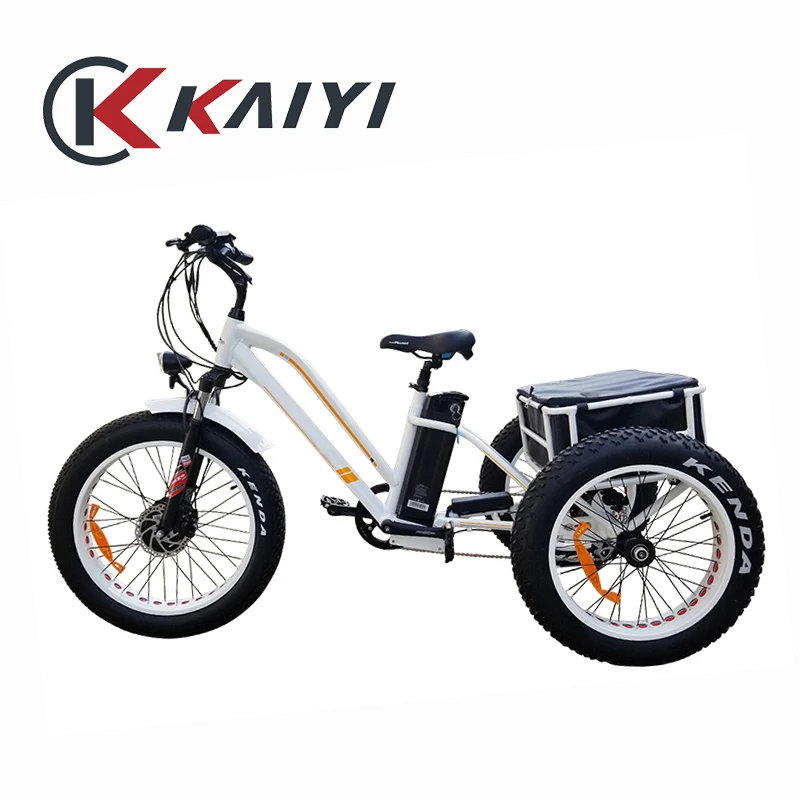  Кайюй 48V 500W/750W доставки грузов мощность передний мотор для центрального движения 7 быстрая скорость фара электровелосипеда в 3-х колесный Электрический