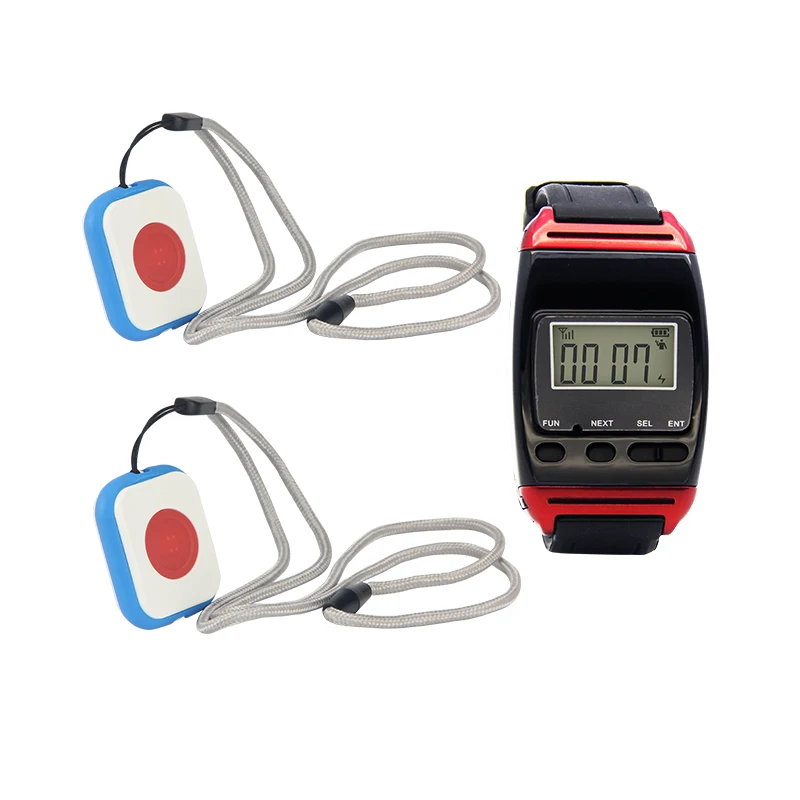 Wireless Wrist Watch Pager Calling System Patient Wrist Pager
