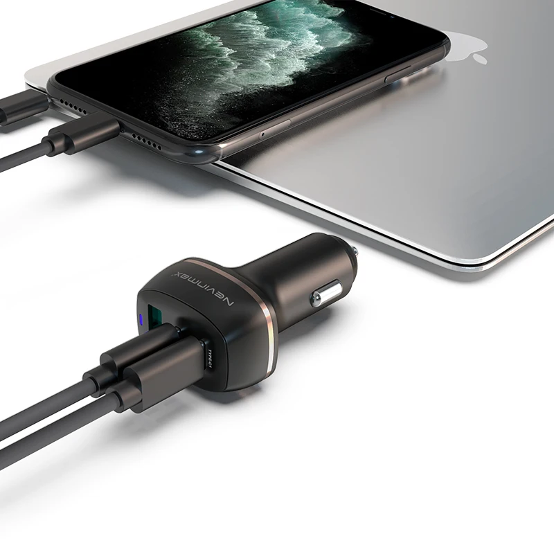  Лидер продаж автомобильное зарядное устройство с 3 портами USB C PD QC4.0 + быстрая зарядка PPS адаптер со