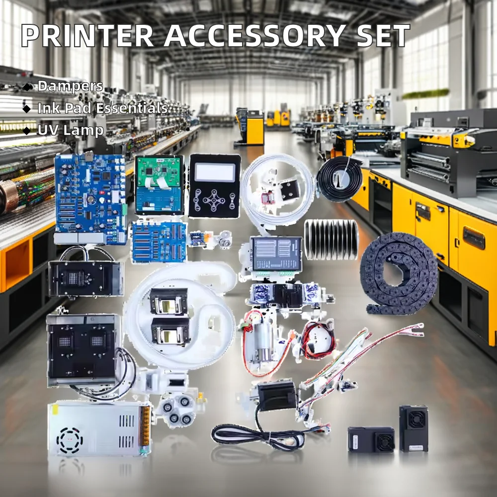 Wholesale Hoson Main Board Essential Printer Accessories Set Including UV Lamp Inks Pads 29/31pin Cables Printing Shops Used