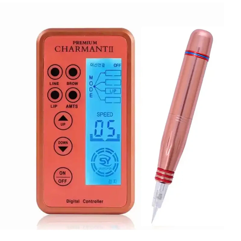 Hot Sale Digital Premium Charmant Eye Liner Eyebrow Eyelid Lips Pen Device Tattoo Gun Microblading Permanent Makeup Machine