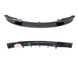 3 SERIES 2012-2019 F30 F35 M performance glossy black front lip rear diffuser F30 front splitter for BMW