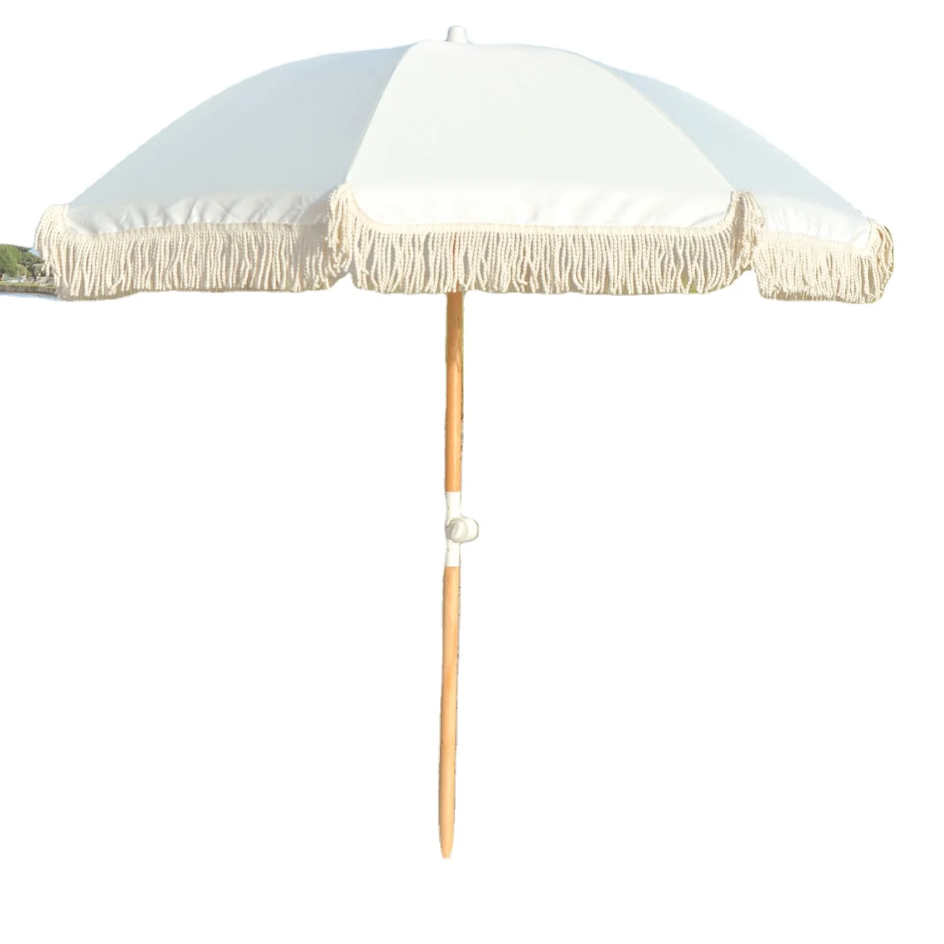 Wholesale Wind Resistant Outdoor Canvas,Tassel Beach Restaurant Umbrella Table Top Umbrella Parasol