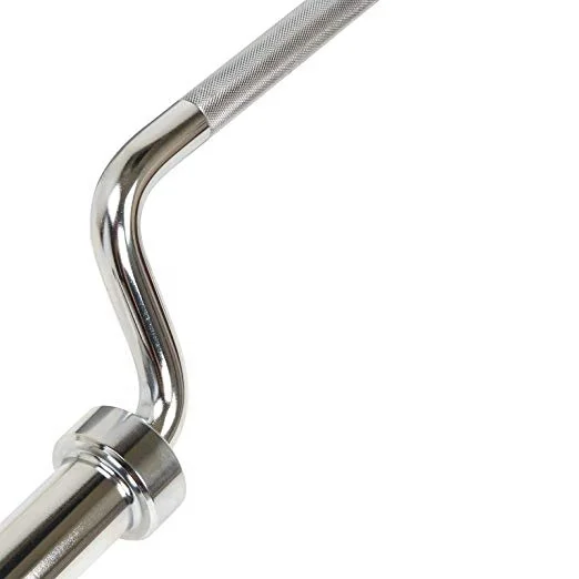 7ft Safety Squat Bar Include Two Quick Release Collars Heavy Duty 24kg Solid Steel Bar