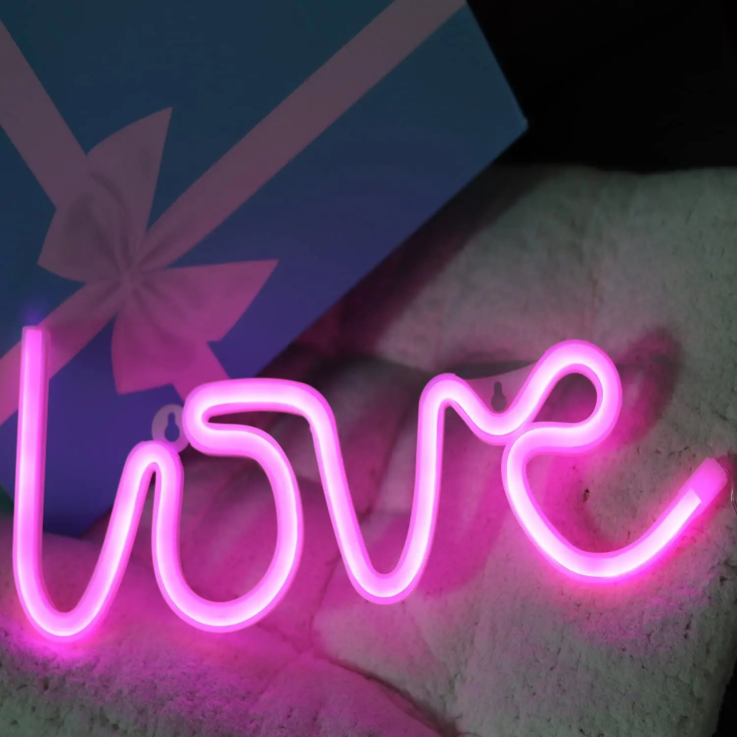 
Custom Small Pink Led Love Neon Light Sign Letter 12v For Wedding Bedroom Decor 
