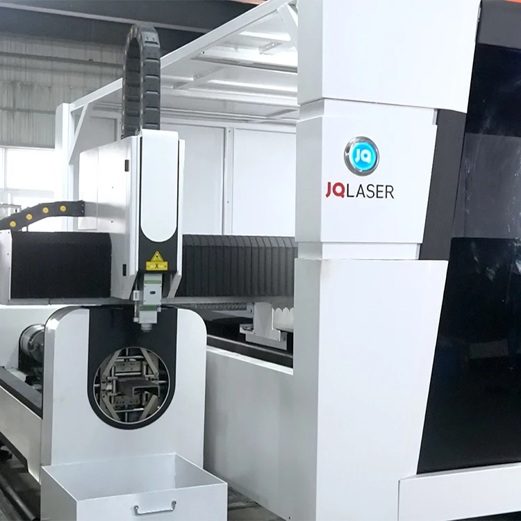 Multifunction Sheet Tube Laser Cutting 6 kw Full Cover Fiber Laser Metal Plate Tube Cutter Machine